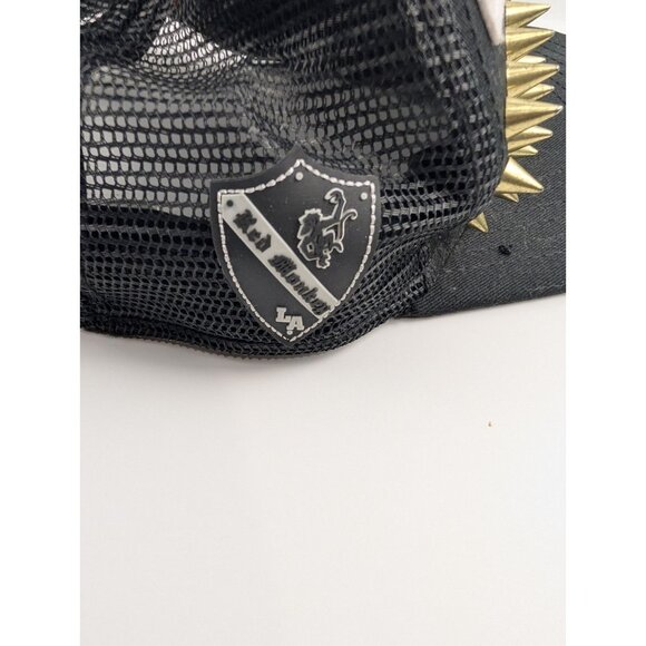 Hardcoreis Spiked Trucker Hat Punk Streetwear Snapback Biker Goth Authentic - Picture 5 of 6